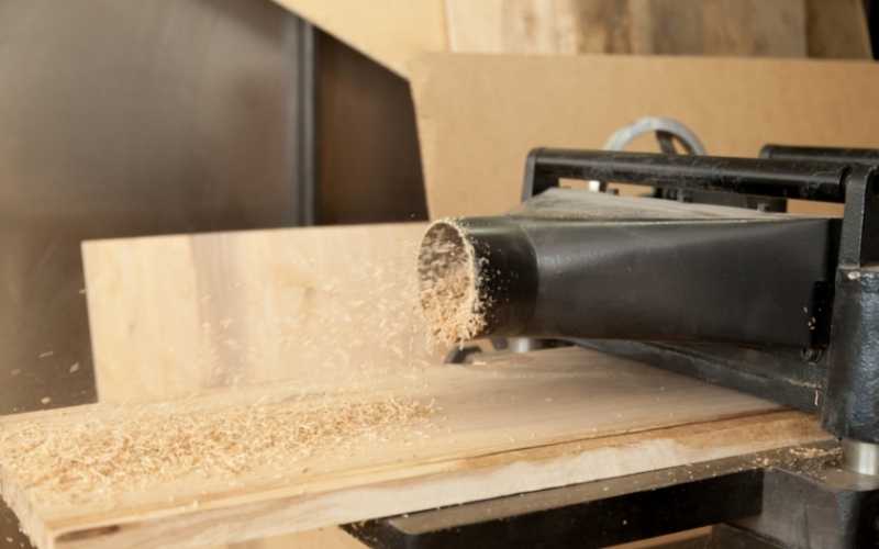 a thickness planer