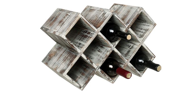 scrap wood wine rack